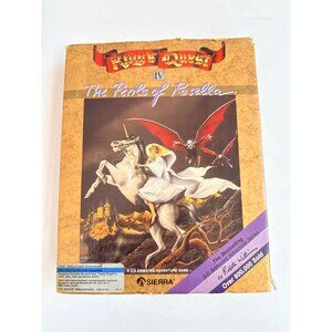 Vintage King's Quest IV 4 The Perils Of Rosella Sierra 1988 PC MS-DOS
